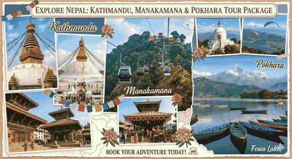 Gorakhpur-to-Kathmandu-Manakamana-Pokhara-Tour