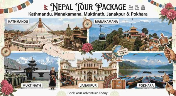 Gorakhpur-to-Kathmandu-Pokhara-Manakamana-Muktinath-janakpur-Tour